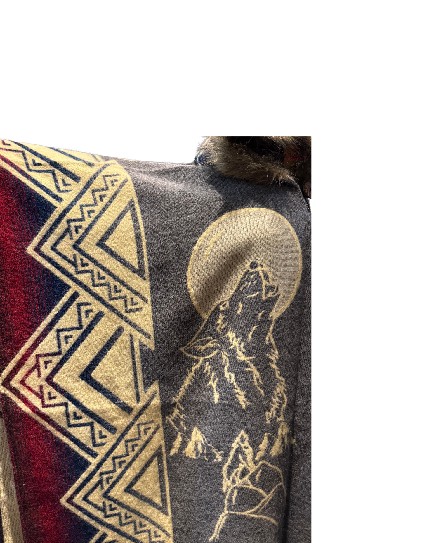 Wolf Poncho