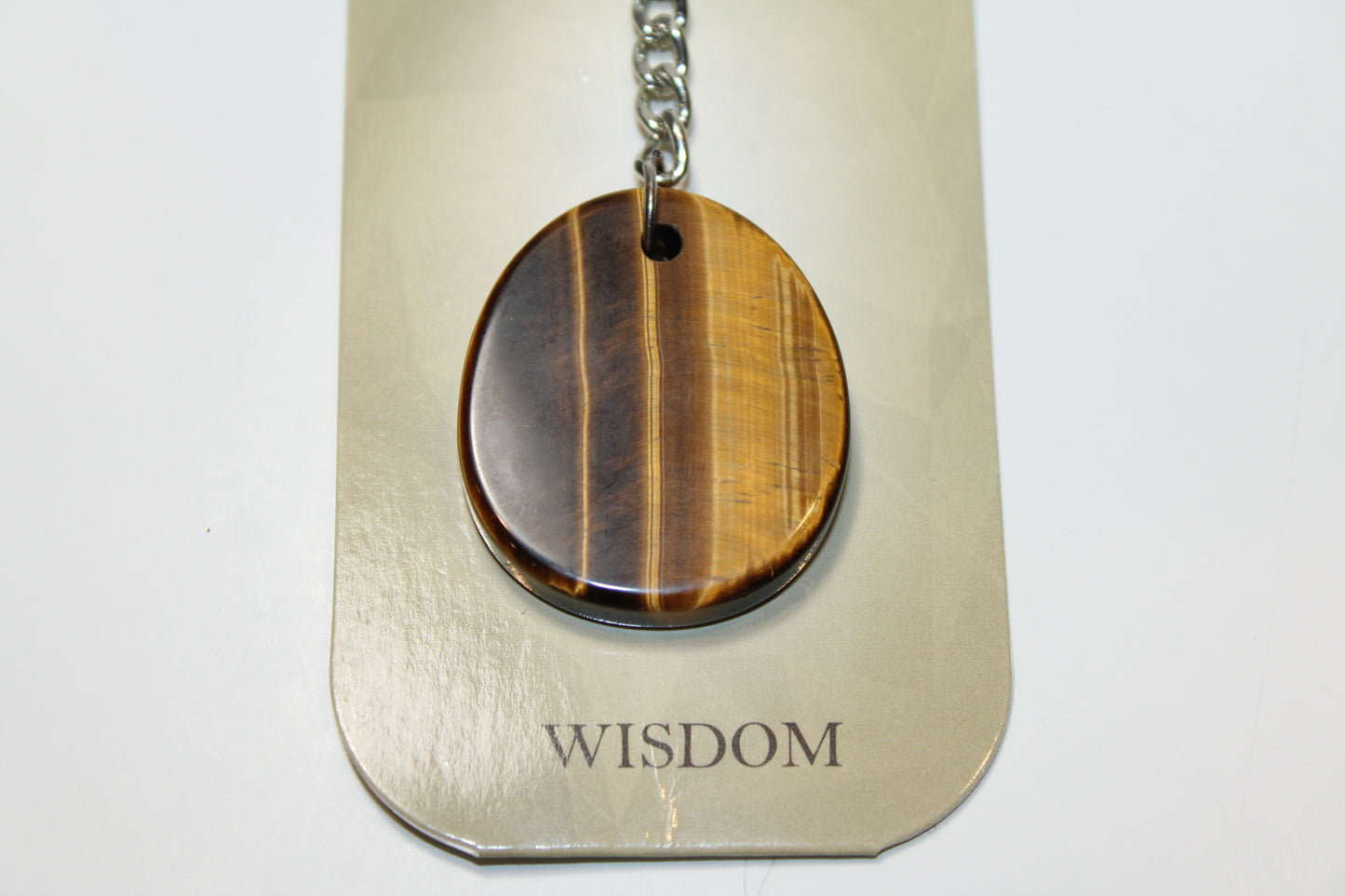 Gold Tiger Eye Keychain