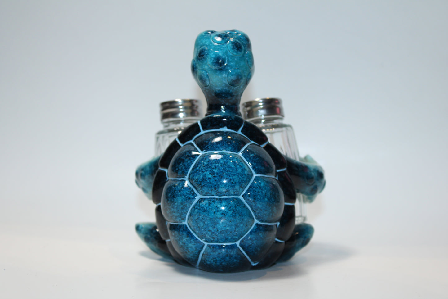 Blue Sea Turtle Salt & Pepper Holder