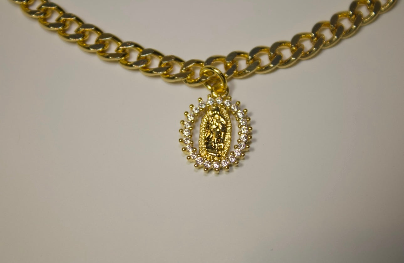 Virgin Mary Anklet