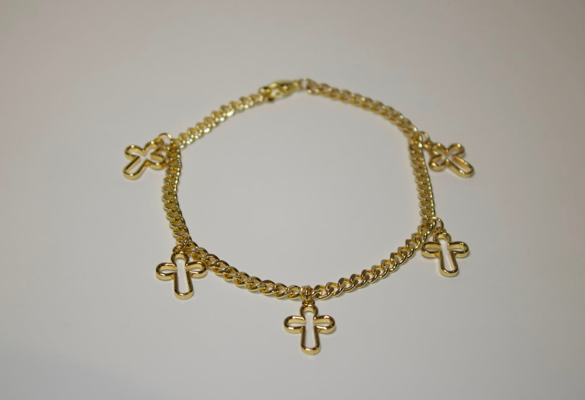 Cross Anklet