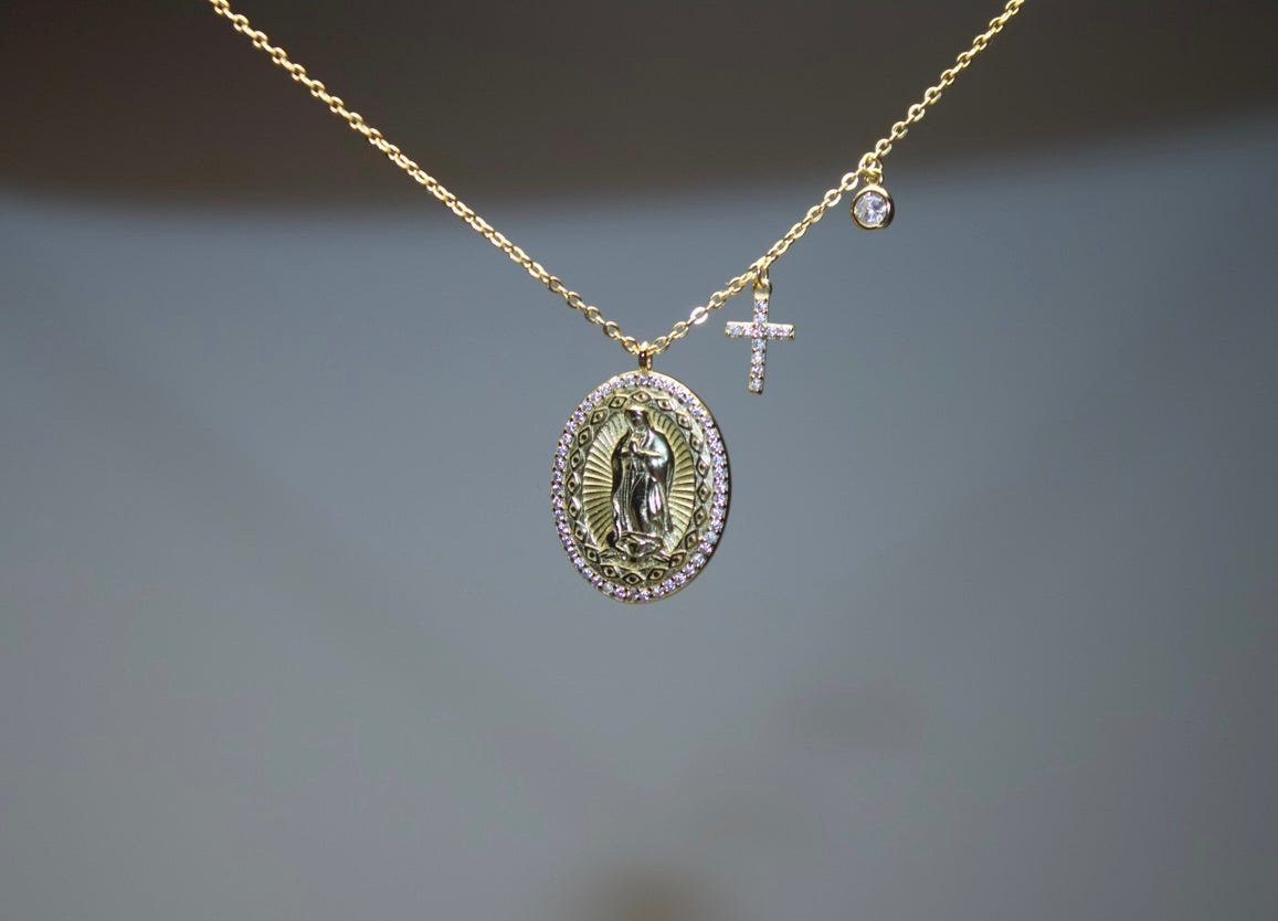 Virgin Mary Necklace