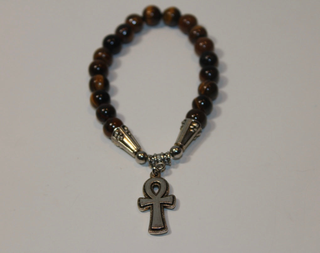 Gold Tiger Eye Stone Bracelet