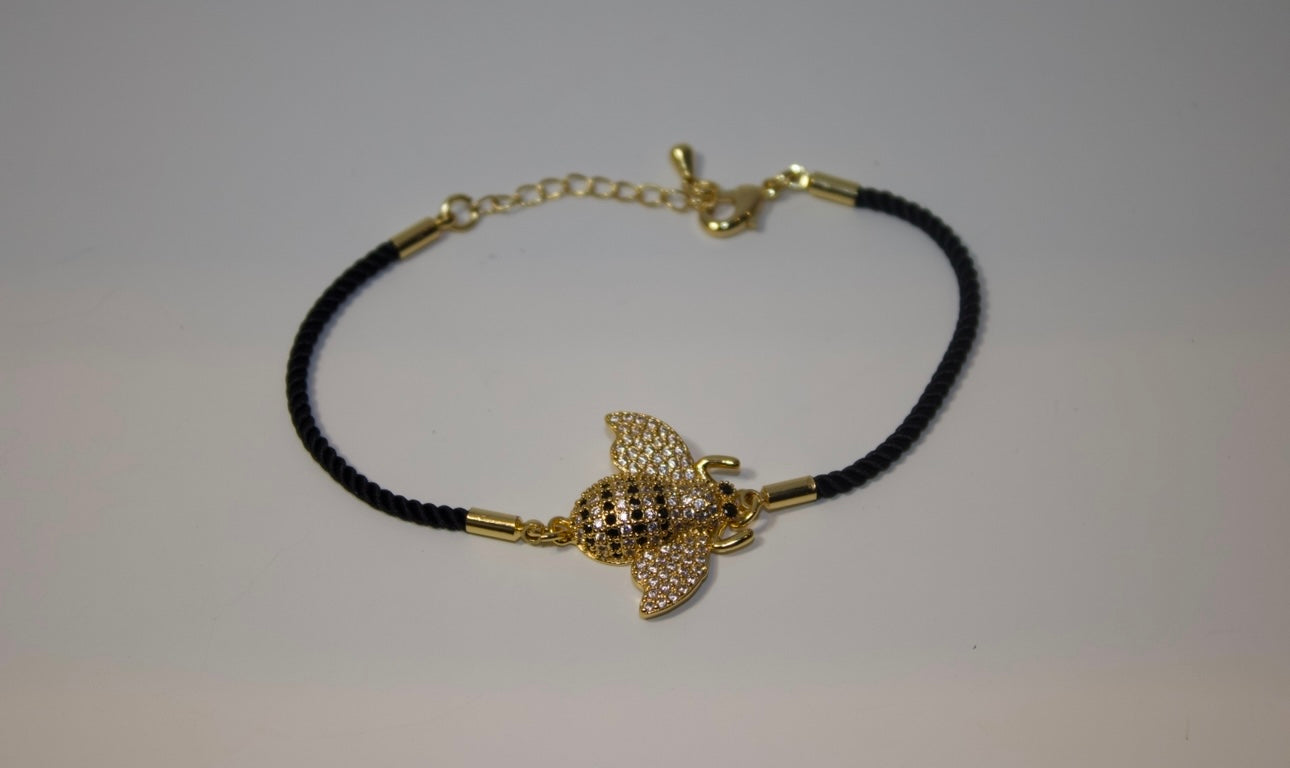 Bee gold-filled bracelet