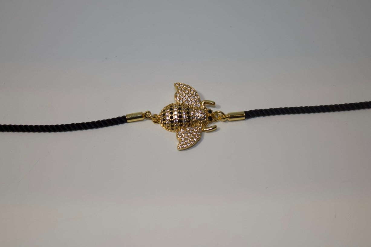 Bee gold-filled bracelet
