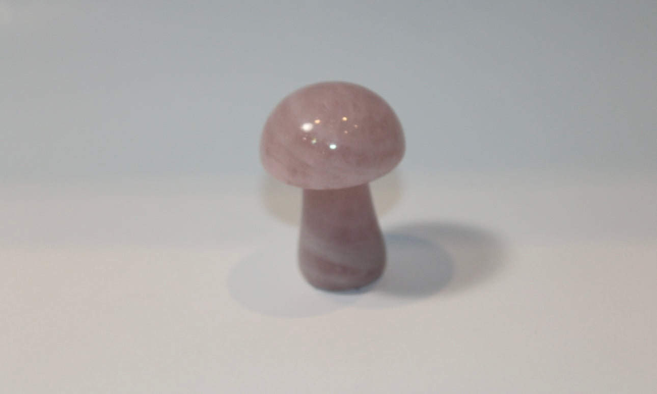 Rose Quartz Mushroom Stone