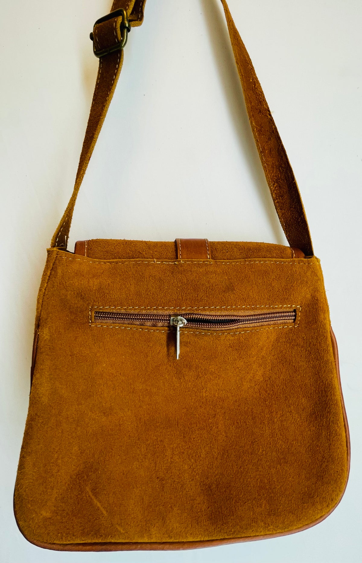 Leather Floral Bag