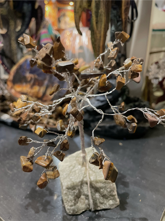 Gold Tiger Eye Tree of Life