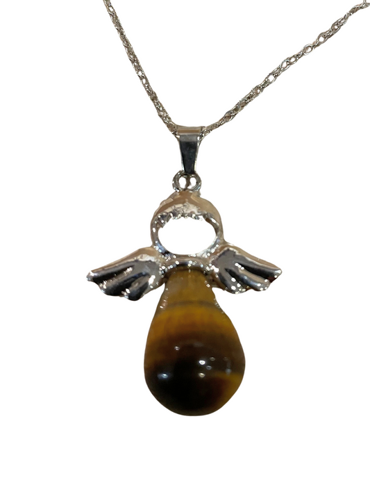 Gold Tiger Eye Angel