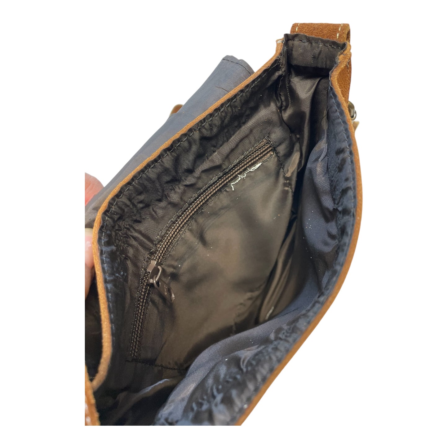 Leather bag with Native Design