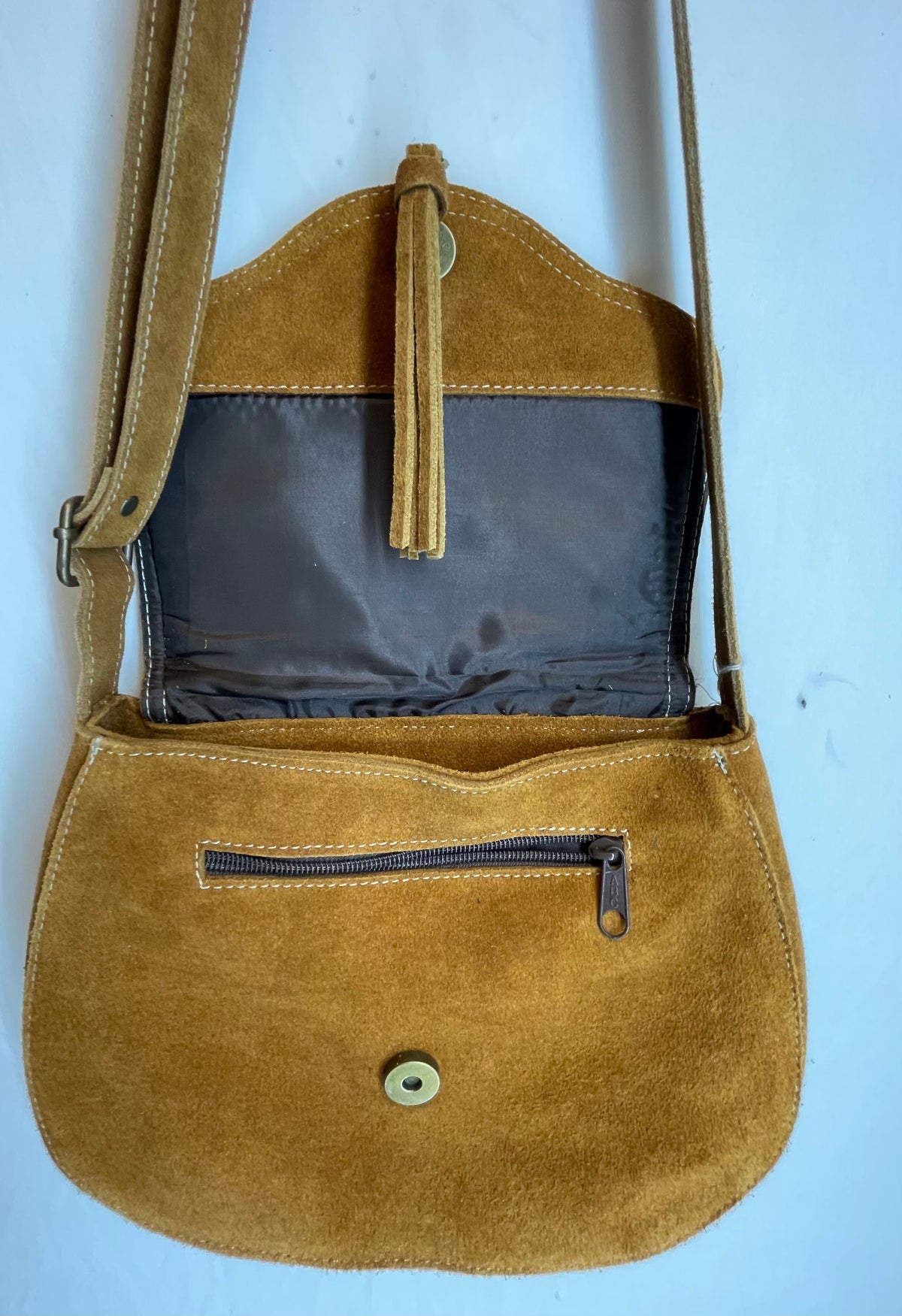 Leather Floral Bag