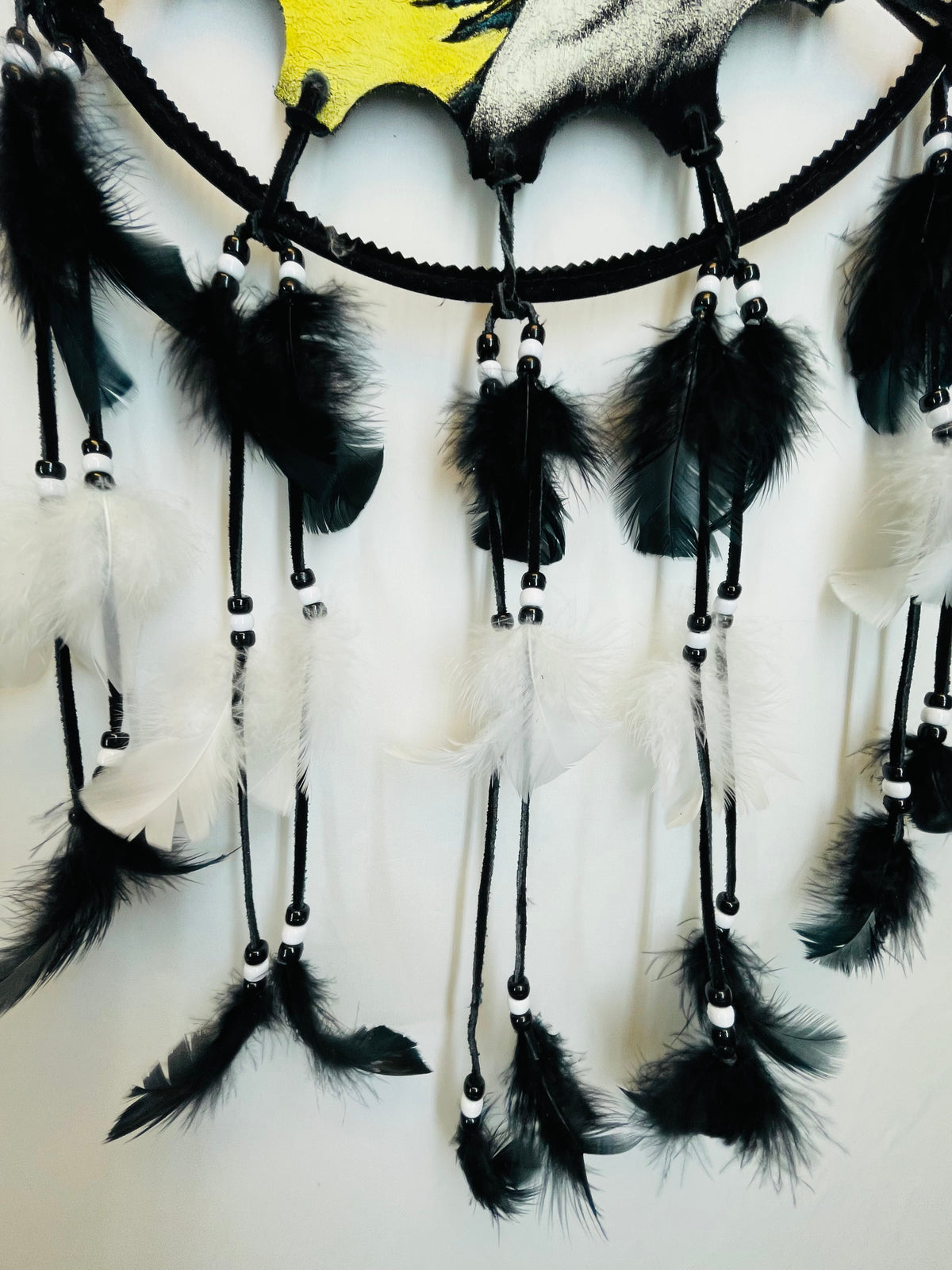Hand-Painted Eagle Dreamcatcher