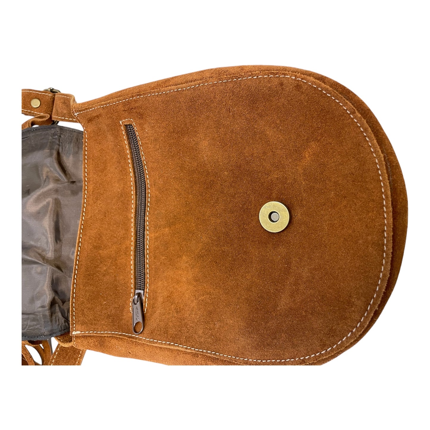 Leather bag with Native Design