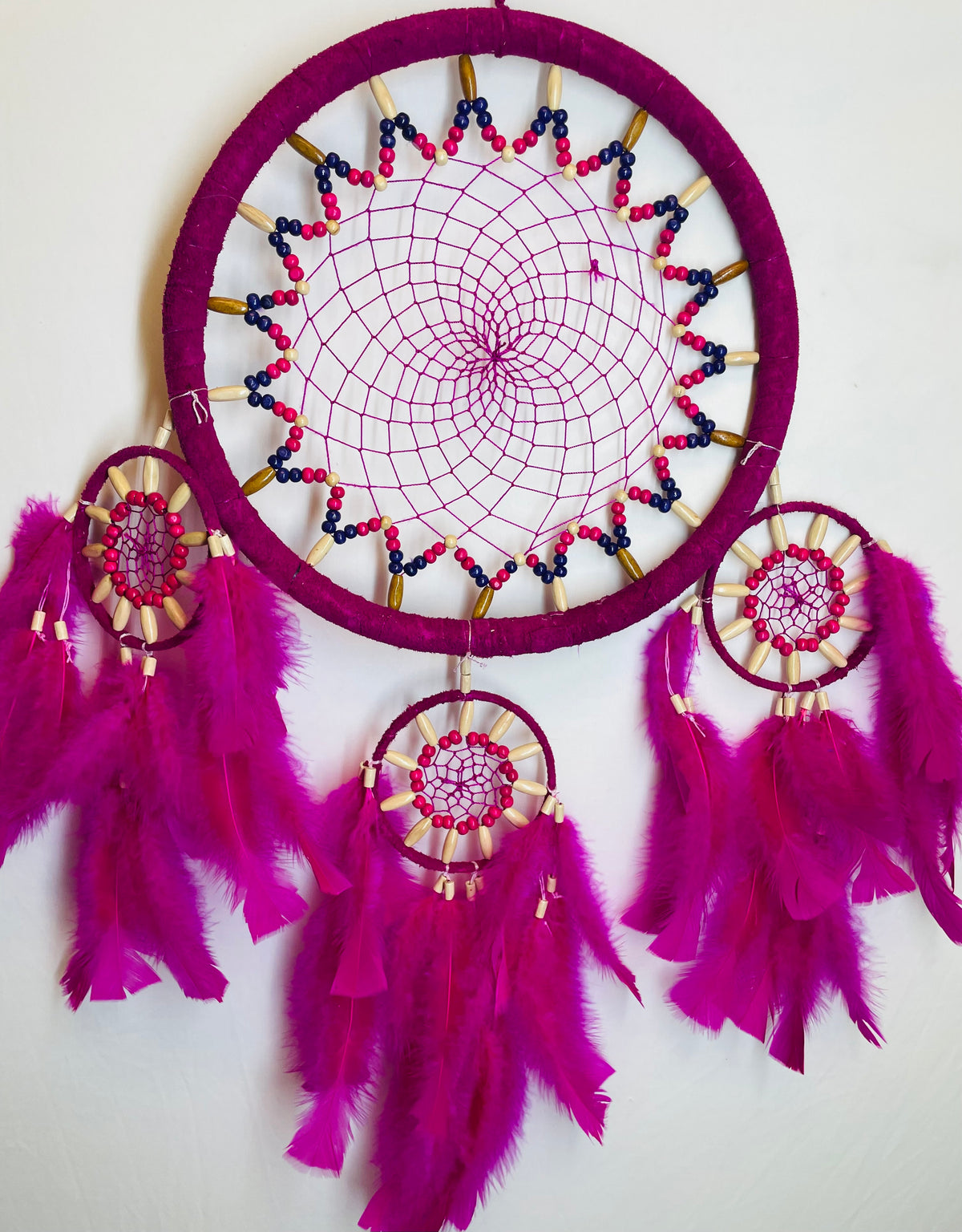 Pink Trio Dreamcatcher