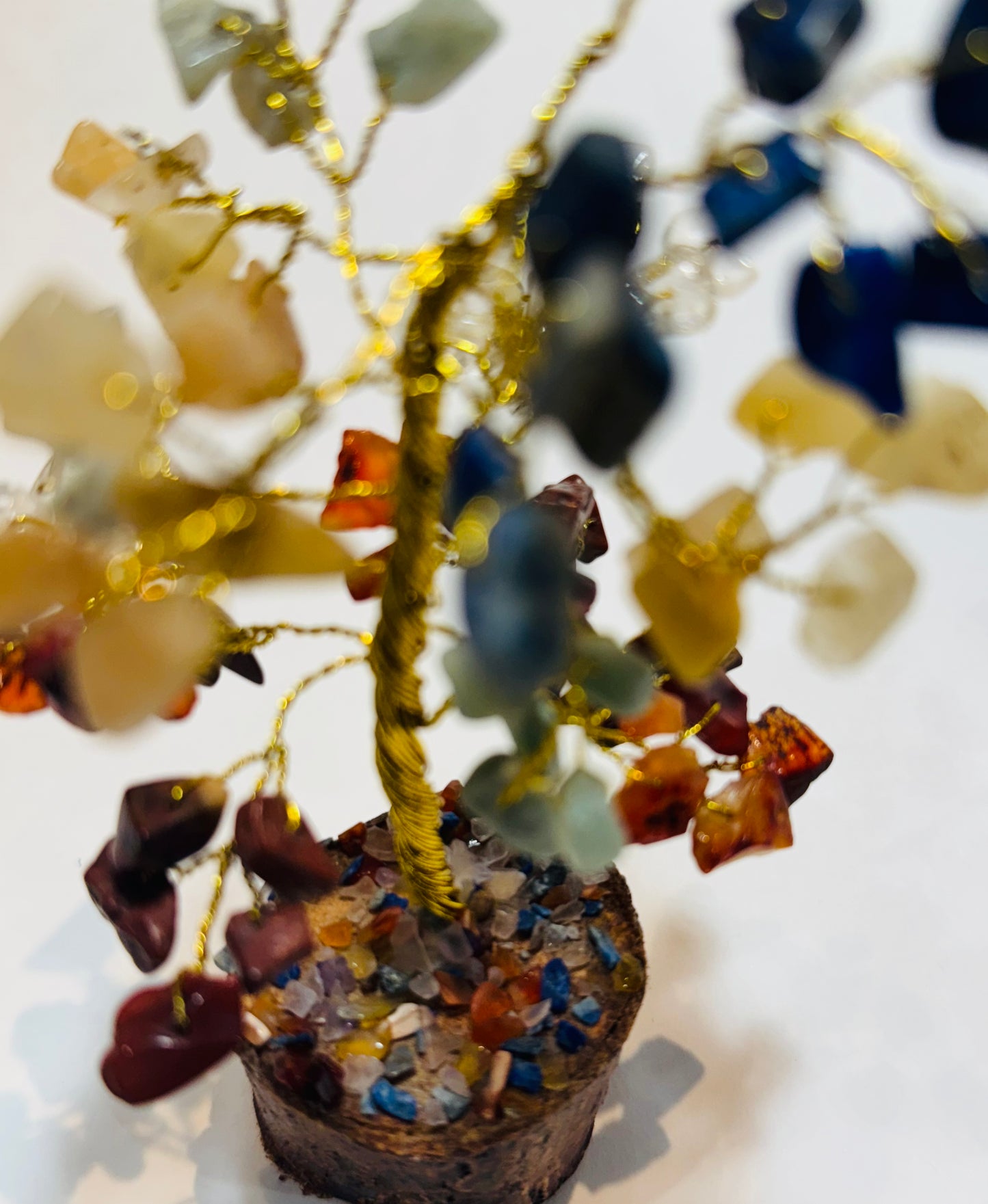 Chakra Tree on wood base