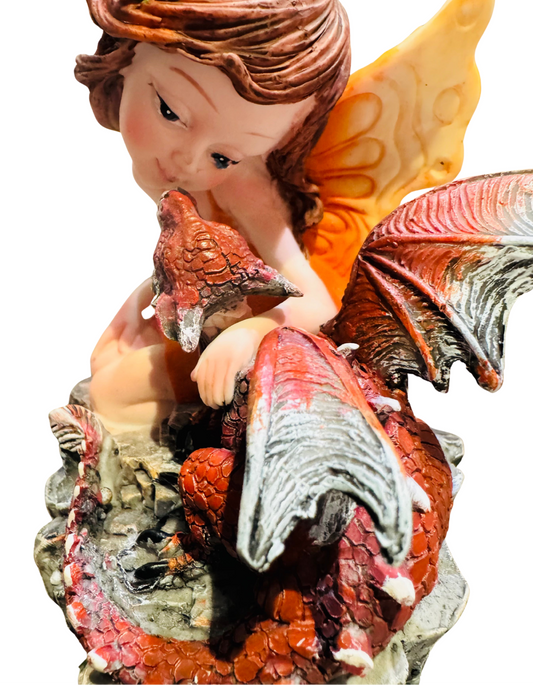 Mystical Fairy with Dragon