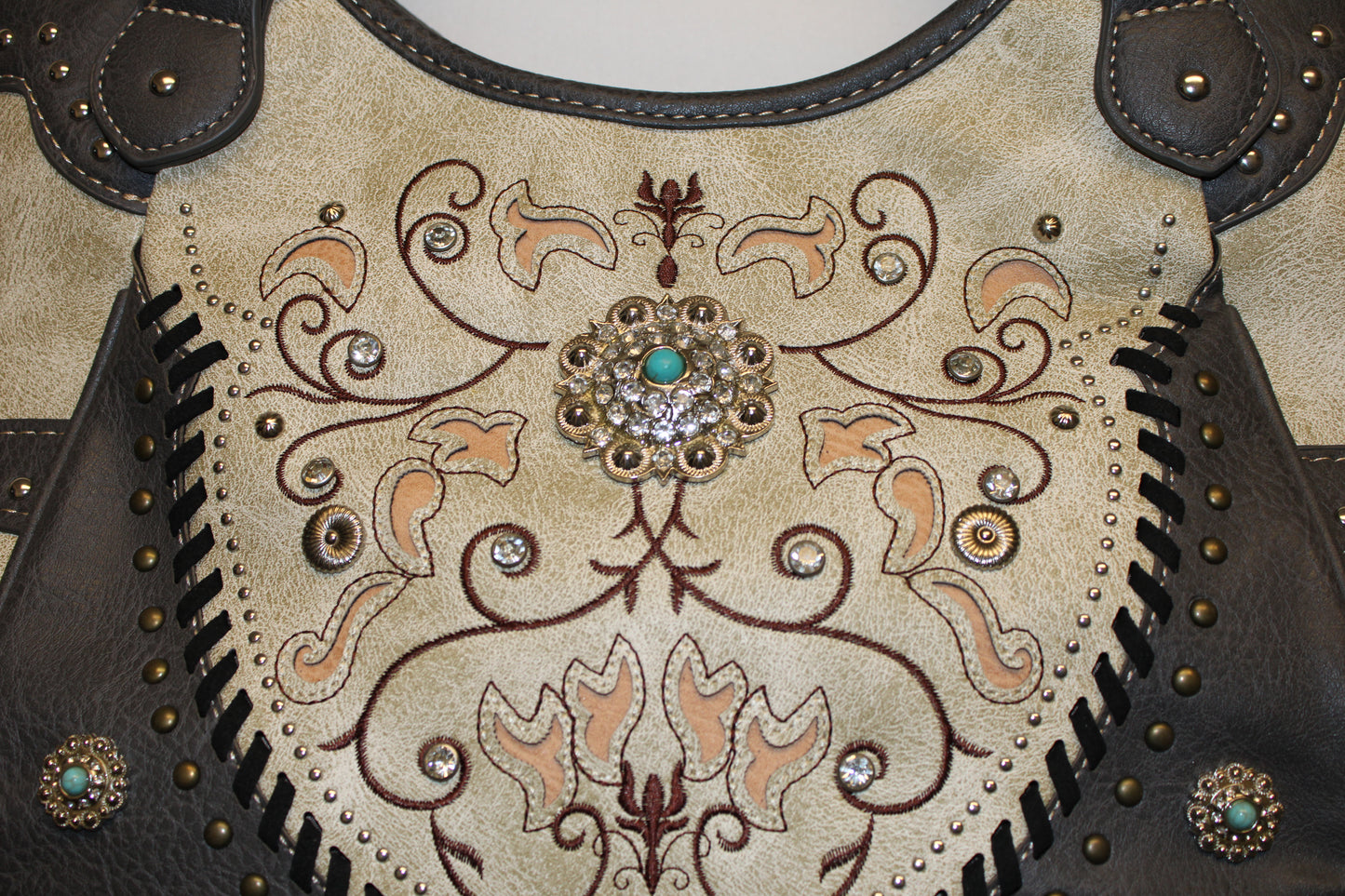 Western Floral Concealed Carry Tote