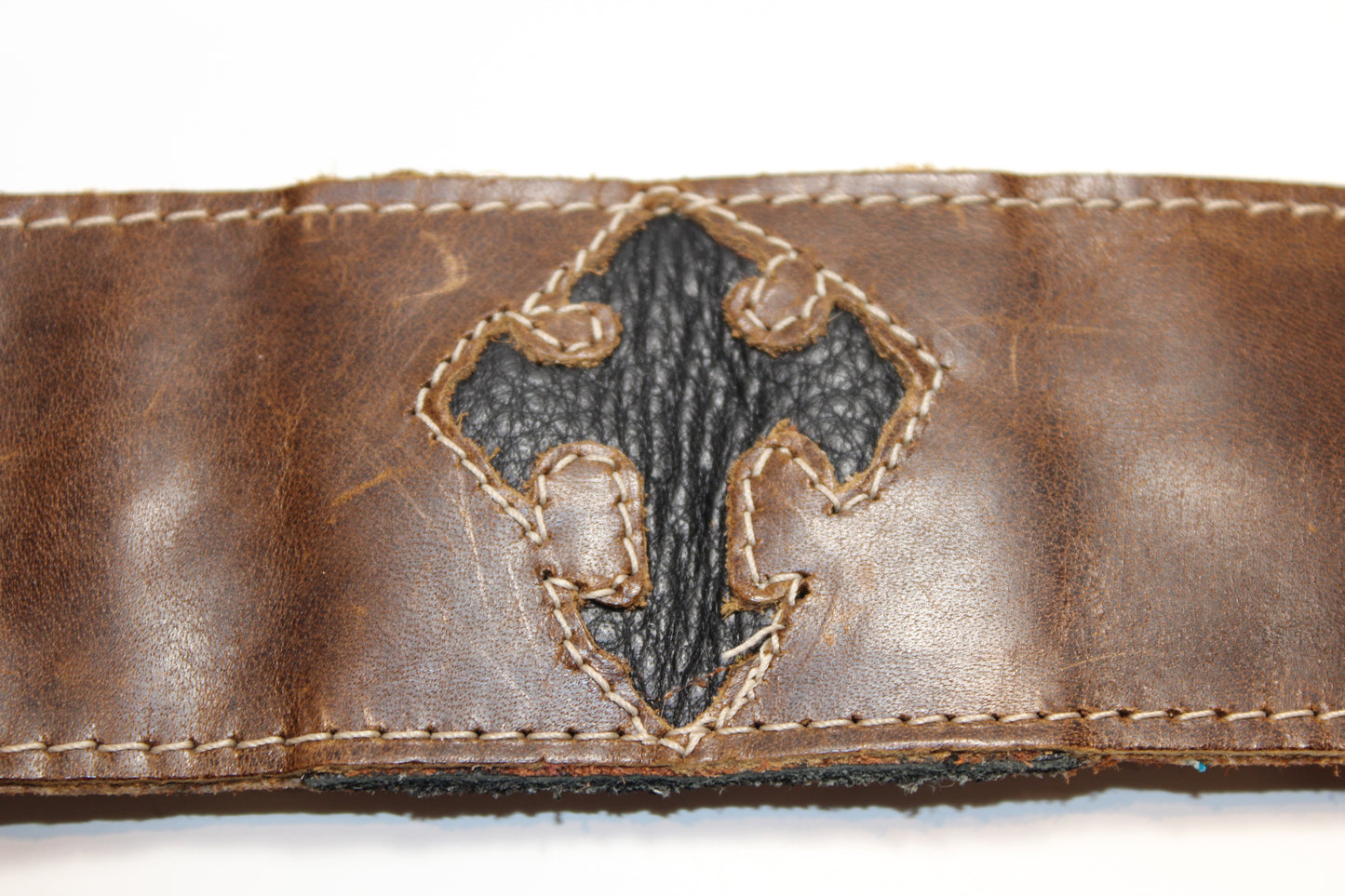 Cross Leather Bracelet