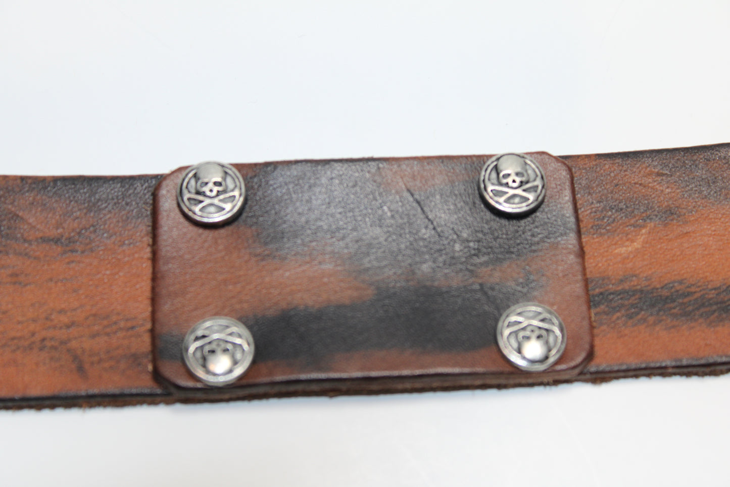 Skull Leather Bracelet