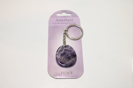 Amethyst Keychain