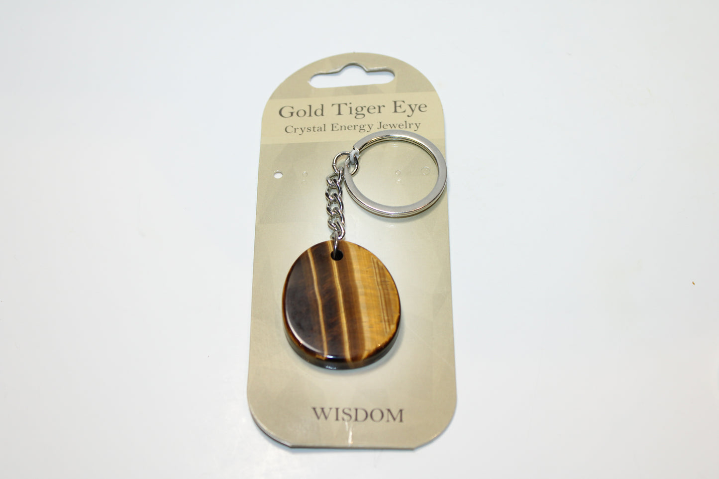 Gold Tiger Eye Keychain