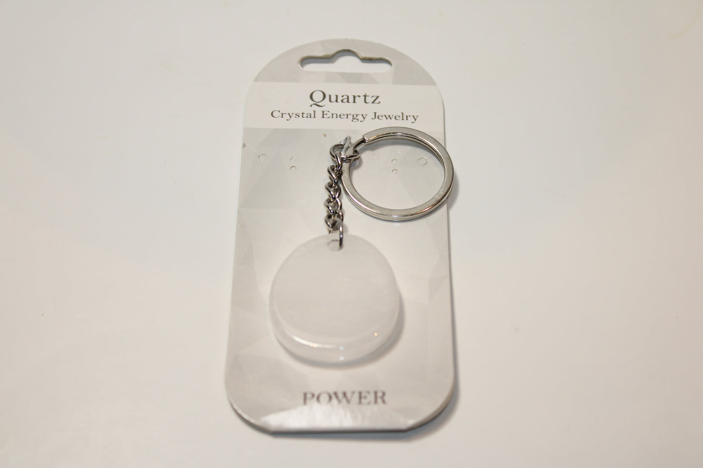Clear Quartz Keychain