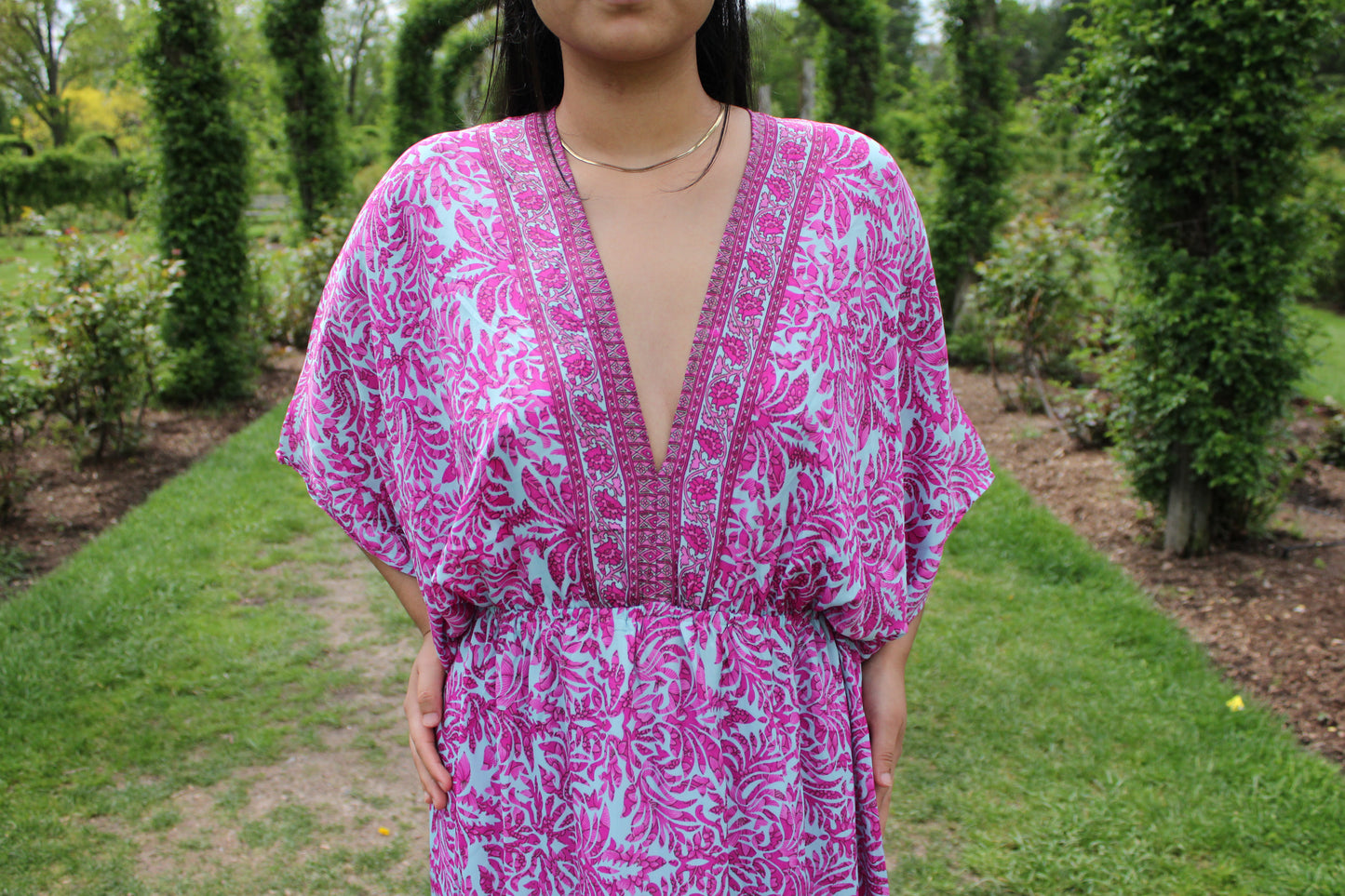 Hot Pink Long Dress