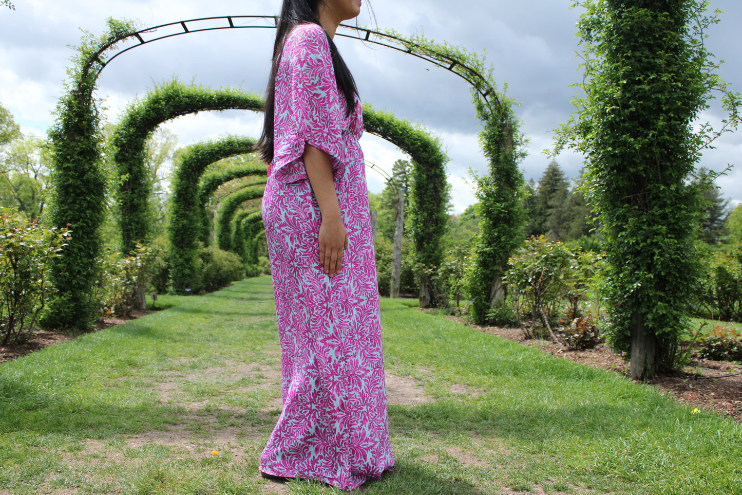 Hot Pink Long Dress