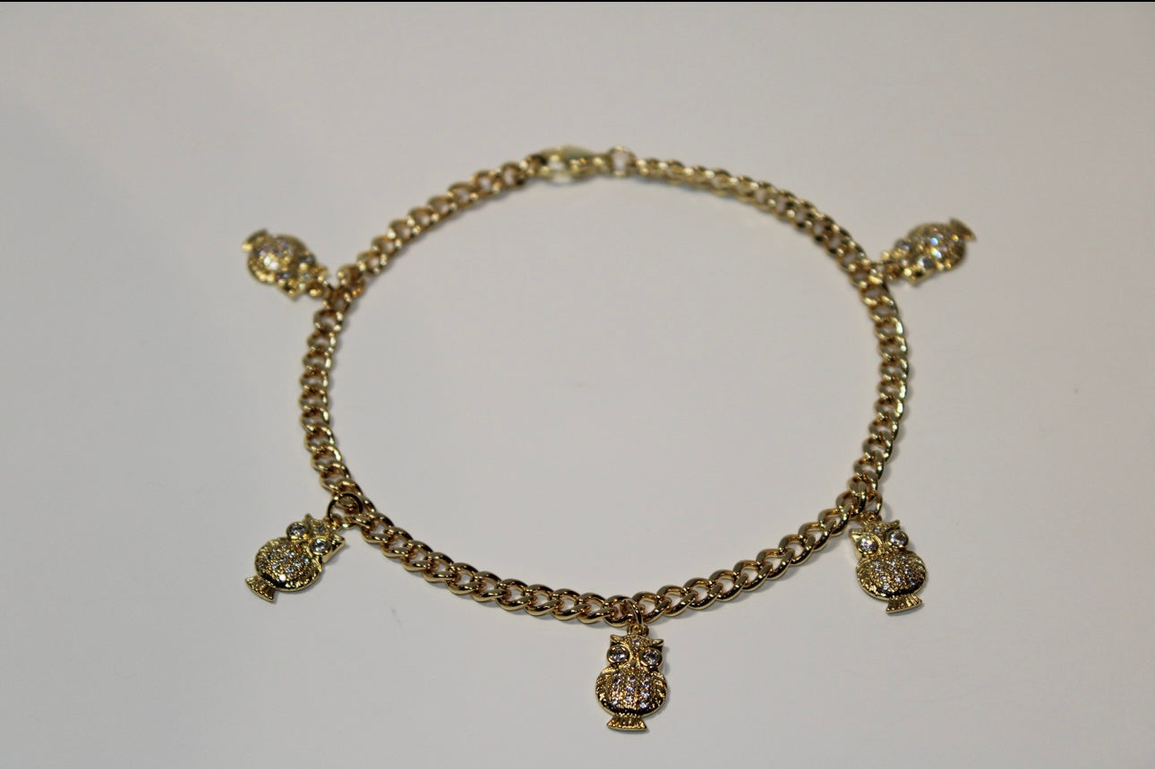 Owl Anklet