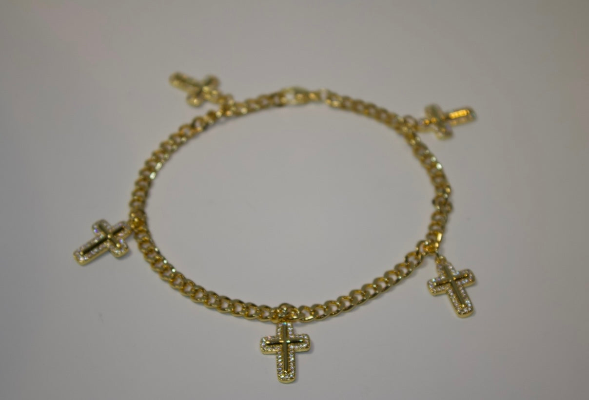 Cross Anklet