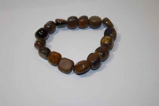 Gold Tiger Eye Stone Bracelet