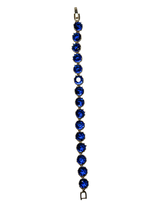 Blue sapphire bracelet